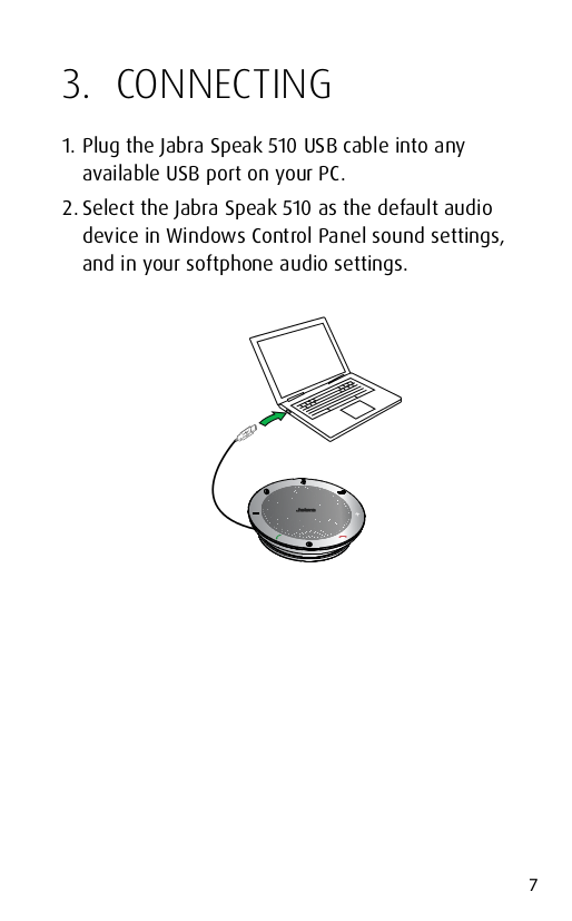 PDF manual for Jabra Headset SP500